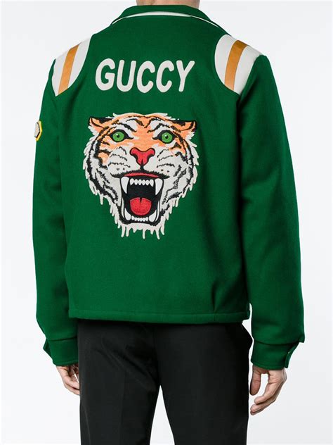 green tiger guccy jacket